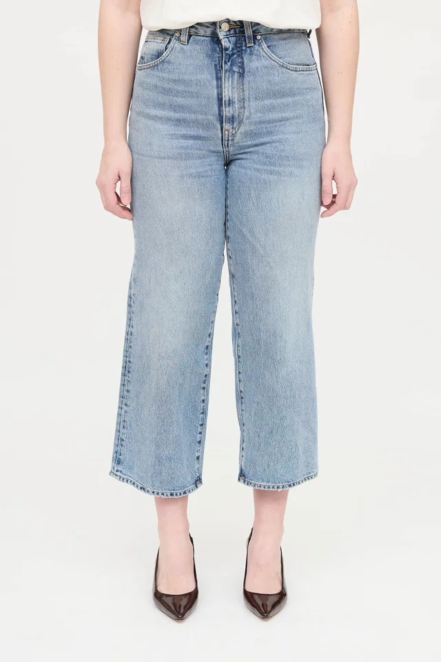 TOTEME Flare Fit Denim Jeans in Denim from VSP Consignment