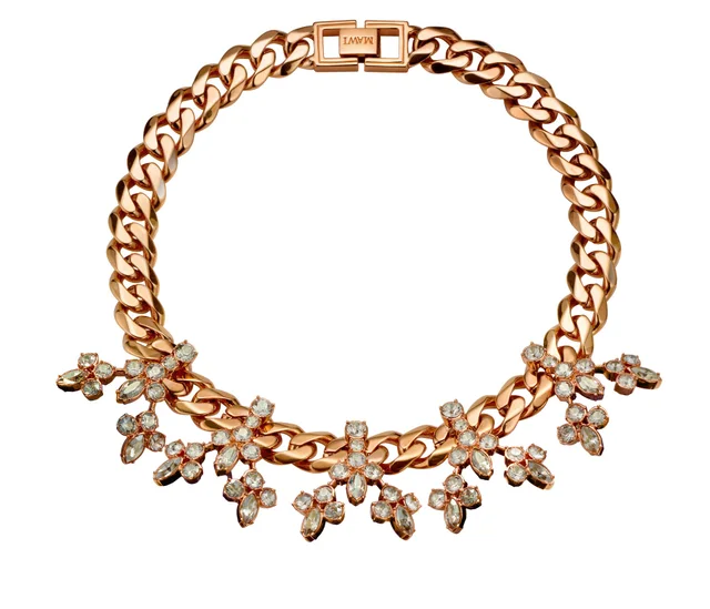 MAWI Crystal Blossom Necklace, Rose Gold from Cultstatus, photo 1 of 1