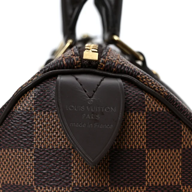 Louis Vuitton Damier Ebene Speedy 25 in Brown Canvas from FASHIONPHILE, photo 5 of 8