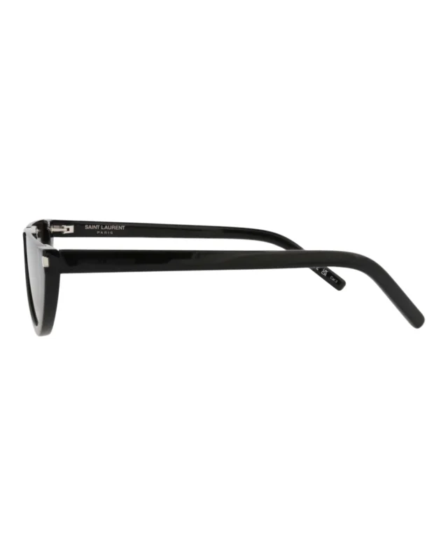 SAINT LAURENT Cat Eye-Frame Recycled Acetate Sunglasses in black, photo 3 of 5 from ShopSimon