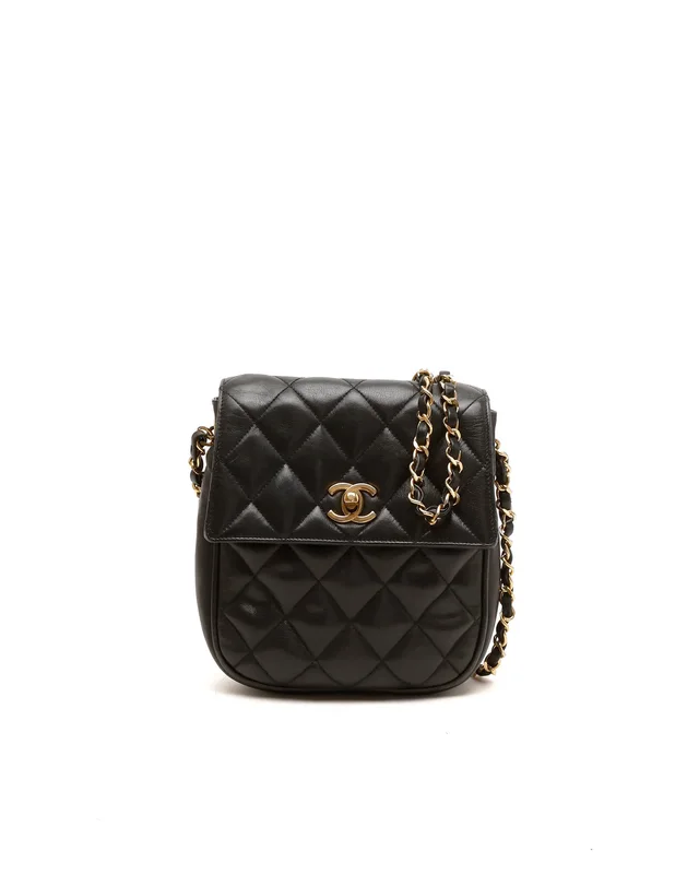 Chanel Small Messenger Flap Bag in Lambskin from A Retro Tale