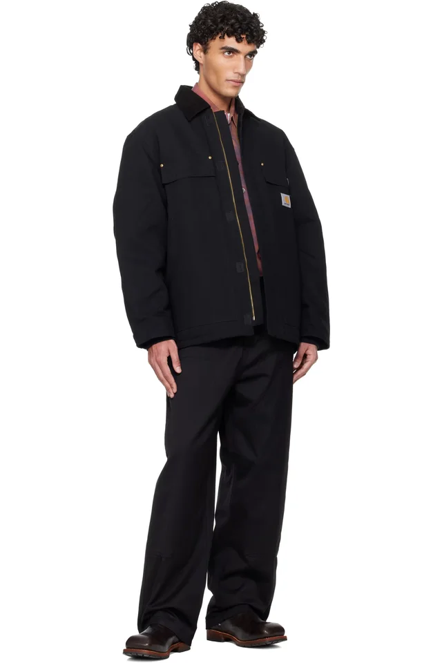 Carhartt Work In Progress Black OG Arctic Jacket, photo 4 of 4 from SSENSE