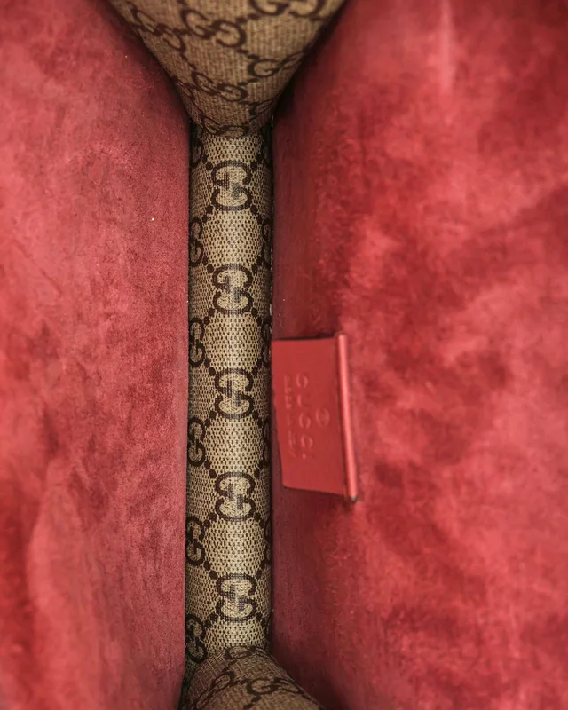 Gucci GG Supreme Small Dionysus Blooms Bag in Suede from A Retro Tale, photo 7 of 8