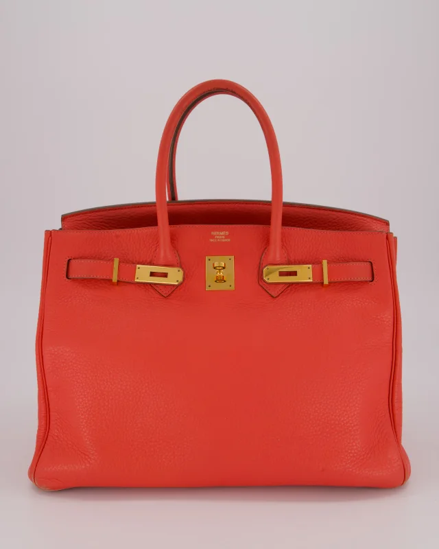 Hermès Birkin Retourne 35 Bag in Pink Togo leather from Sellier, photo 2 of 21