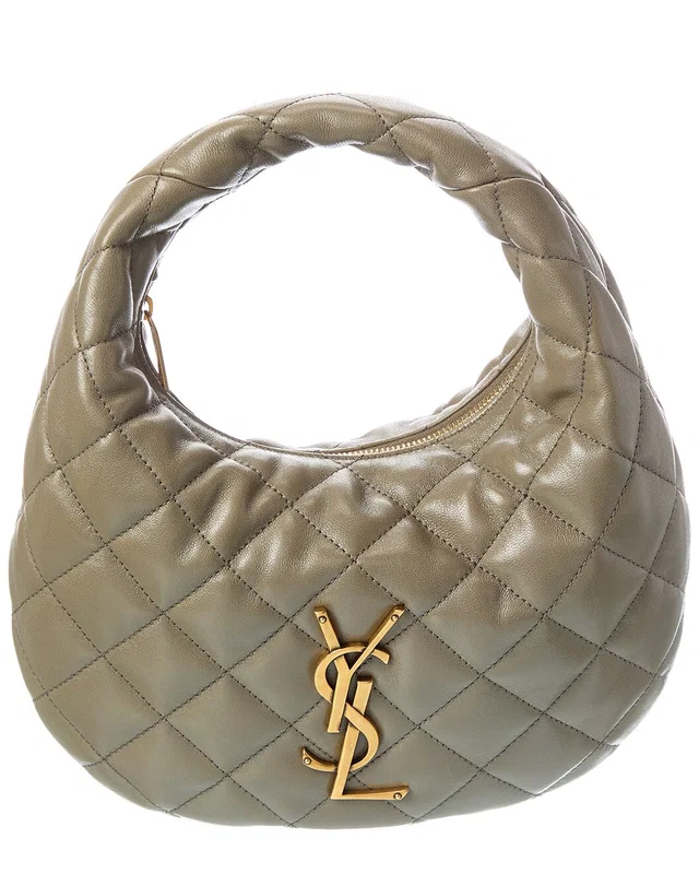 Saint Laurent Icarino Quilted Leather Hobo Bag, image 1 of 1 from Gilt