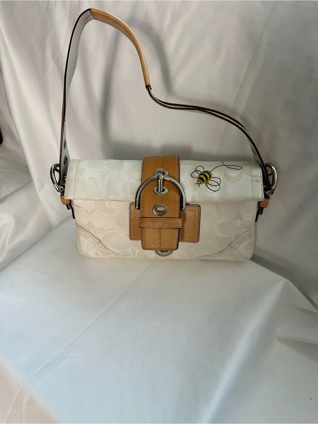 Coach Soho Bumblebee Flap Baguette Limited Edition Bag in brown|neutral Leather from Poshmark