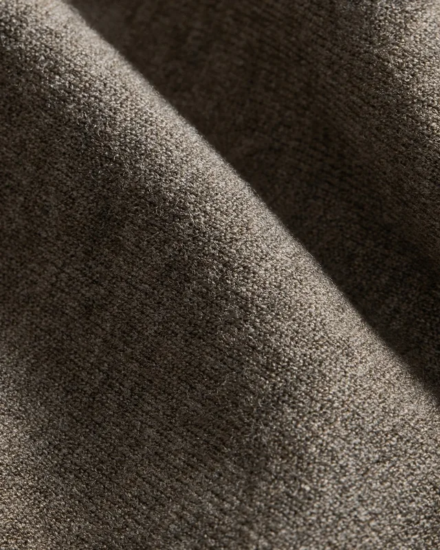 Theory Brenan Polo Shirt in Light Bilen in MOREL MELANGE 62% Viscose, 38% Polyester; Exclusive Of Elastic, photo 14 of 14 from Theory