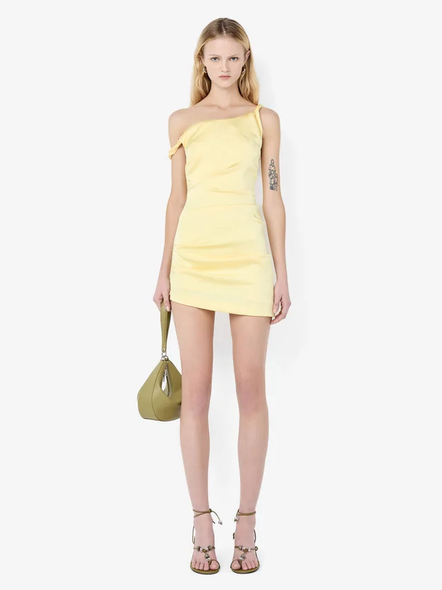 Bec&Bridge LISETTE TWIST MINI DRESS - CITRON from BEC + BRIDGE, photo 1 of 1