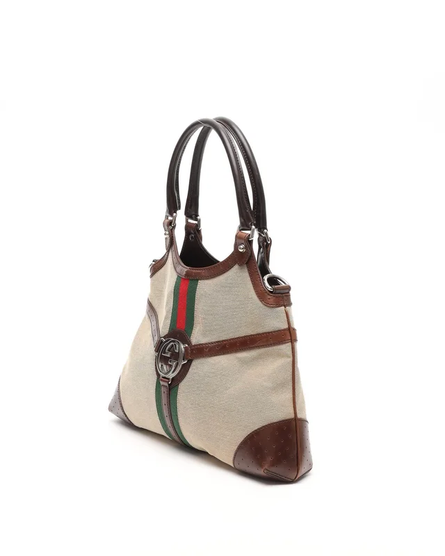 Gucci GG Sherry Line Bag in Canvas from A Retro Tale, photo 2 of 9