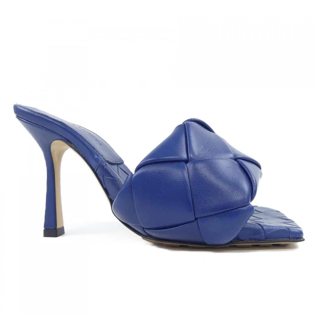 Bottega Veneta Lido Mule Lambskin Sandals in Lambskin from LuxUness