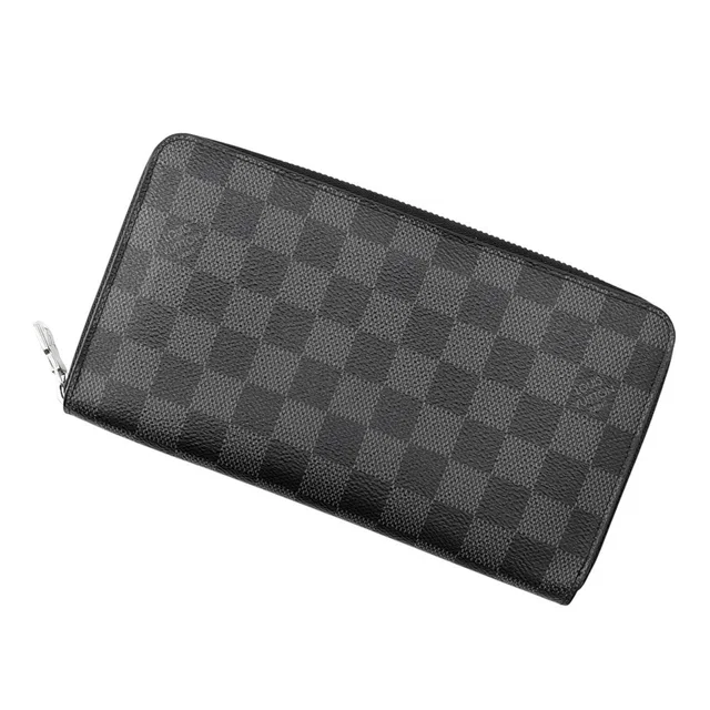 Louis Vuitton Zippy Organizer NM NoirN60111 Damier Graphite in Grey from GALLERY RARE