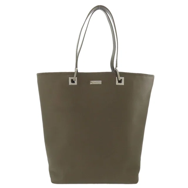 Gucci 002 Logo Tote Bag Nylon Leather in Nylon from The Reluxe