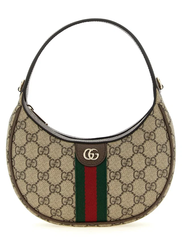 Gucci Ophidia Shoulder Bag — Beige Gg Supreme Coated Canvas in Beige Coated canvas from HEWI