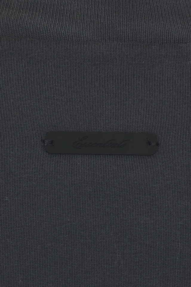 Fear of God ESSENTIALS Campus Classic Long Sleeve Tee in Faded Black, photo 5 of 5 from REVOLVE (Canada)