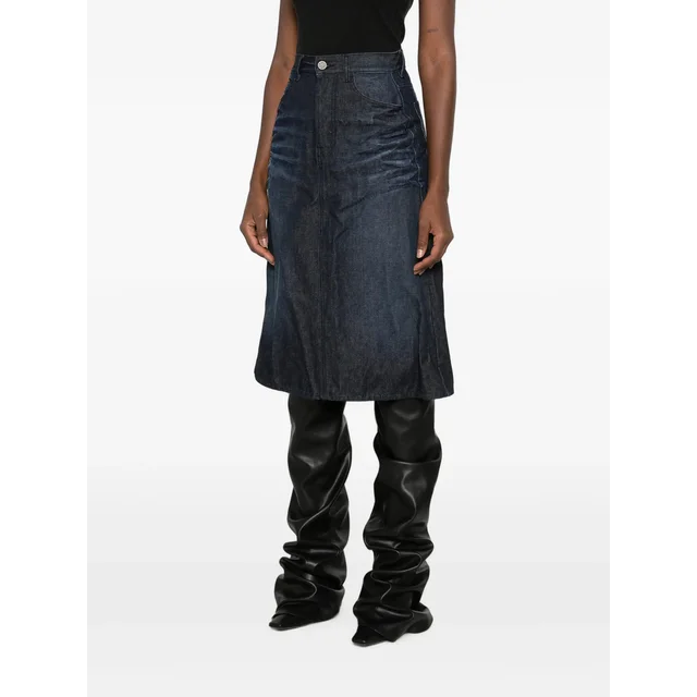 Diesel Back Slit Midi Skirt, photo 3 of 5 from SENSER