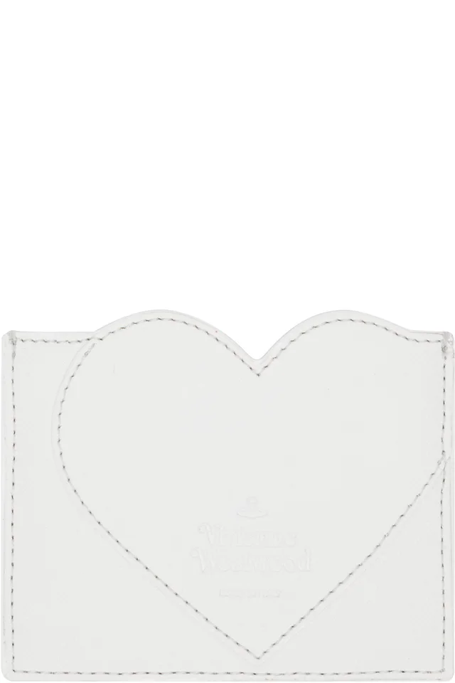 Vivienne Westwood Off-White Heart Card Holder, photo 2 of 2 from SSENSE