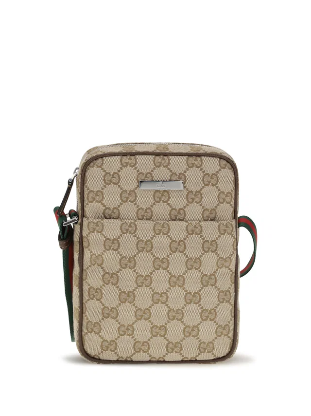Gucci Shoulder Bag — Beige Fabric in Beige Coated canvas from HEWI