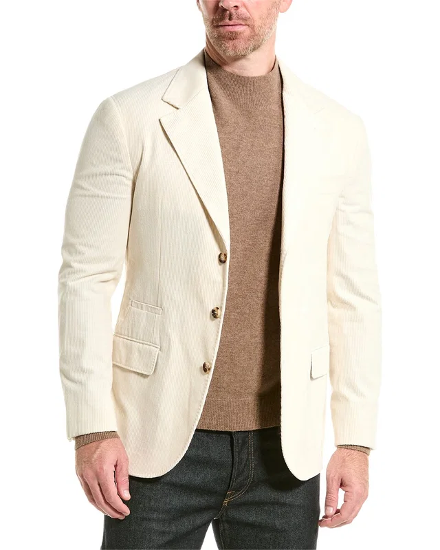 Brunello Cucinelli Corduroy Jacket in //asset2.ruecdn.com/images/sw/101041/1010416620_RLSW_multi.jpg, image 1 of 1 from Gilt