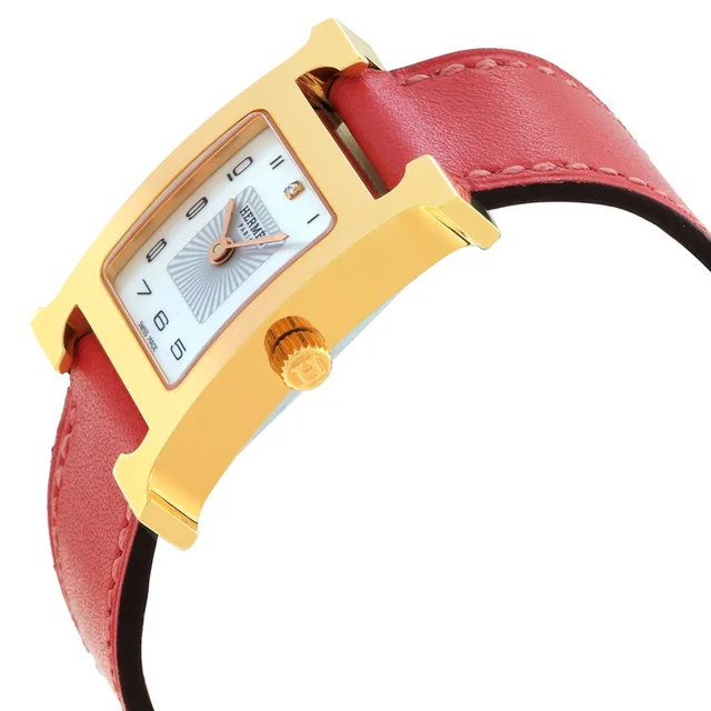 Hermes Heure H Quartz White Dial Ladies Watch 049714WW00, photo 2 of 3 from Jomashop