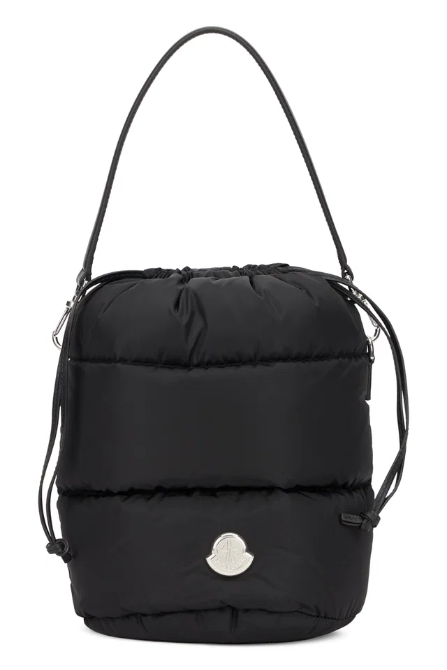 Moncler Quilted Polyamide Shoulder Bag — Black in Black from HEWI