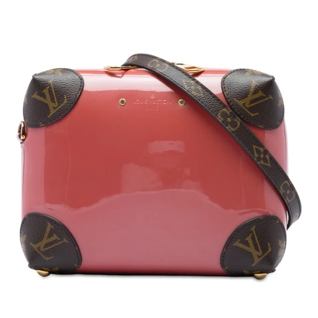 Pink Louis Vuitton Vernis Miroir Venice Crossbody Bag in Pink Patent leather from Designer Revival