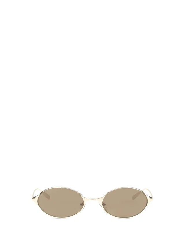 Alexander McQueen A000r6i3330 Sunglasses — Gold Metal in Gold from HEWI