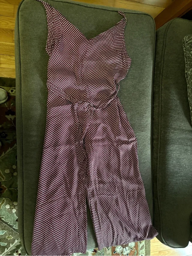 Zimmermann Purple Polka Dot Jumpsuit in red|white from Poshmark