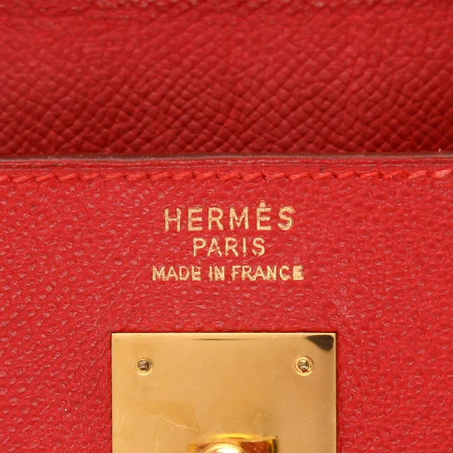 Hermès Kelly 35 cm handbag in Red Leather from Collector Square, photo 4 of 6