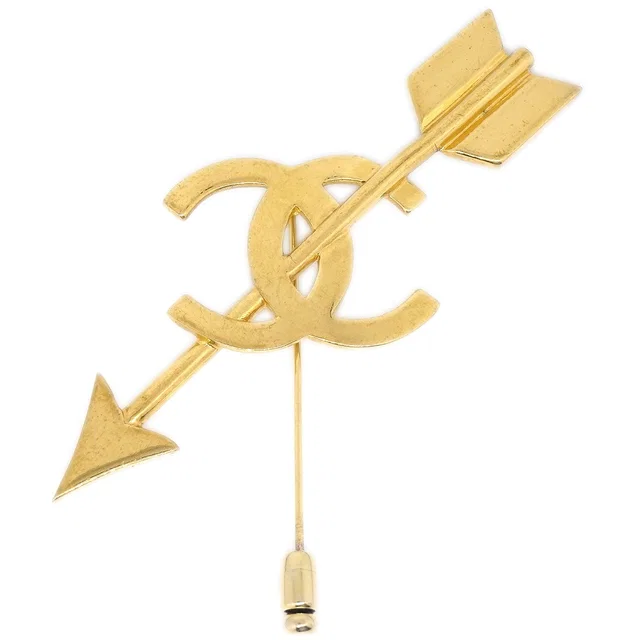 Chanel 1993 CC Arrow Pin Brooch from AMORE Vintage Tokyo