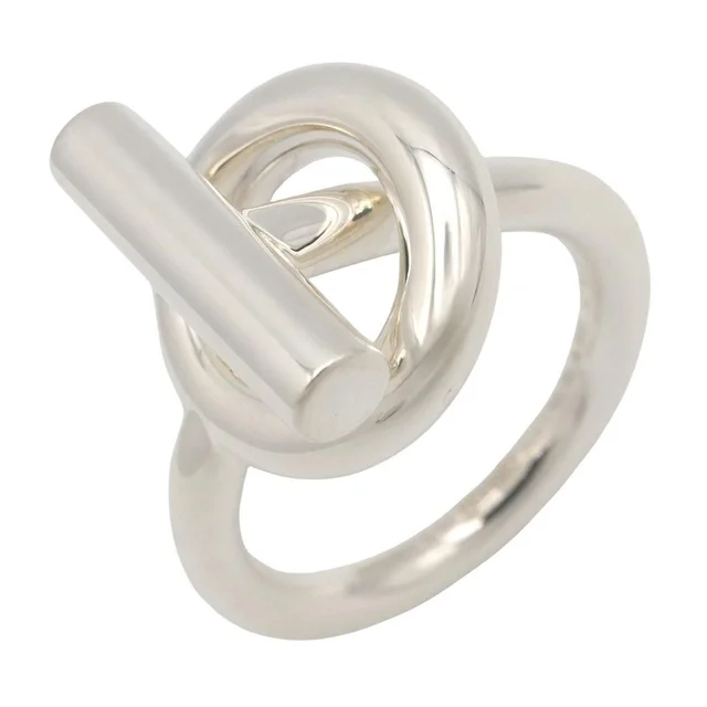 Hermès Ring Echappee PM 925 Sterling Silver in Silver from The Reluxe
