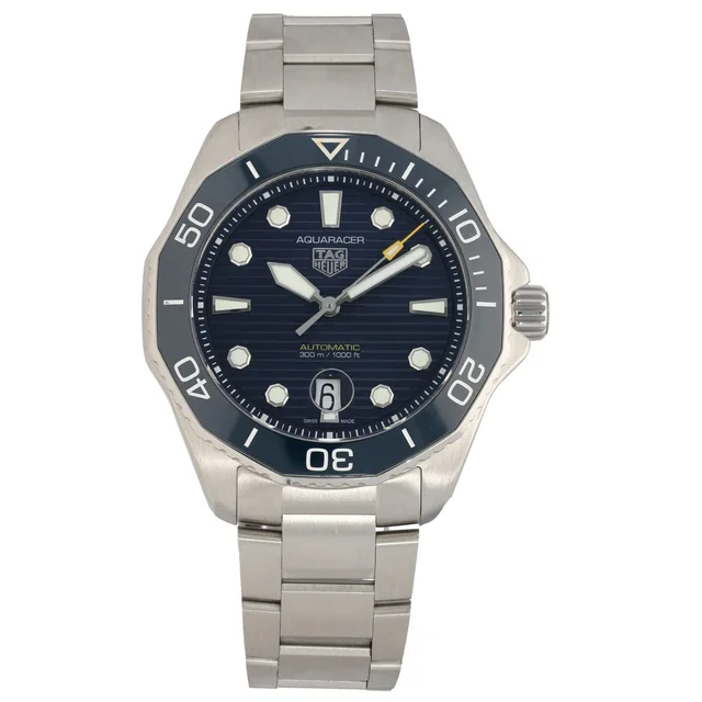TAG Heuer Aquaracer Professional 300 Date WBP201B-0 43mm Stainless Steel Watch from H&T