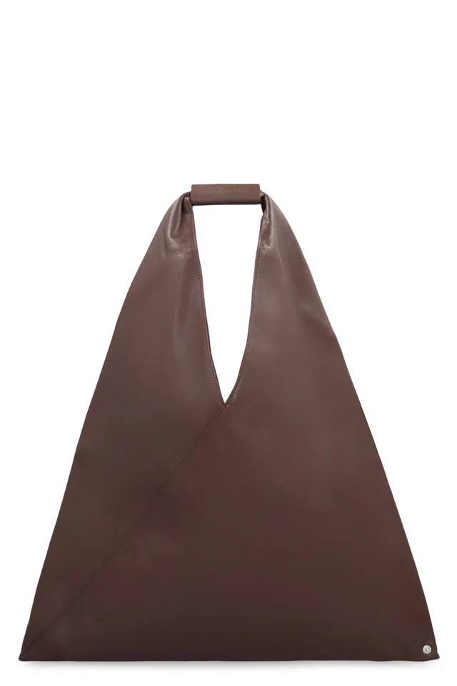 Maison Margiela Sustainable Polyurethane Shoulder Bag — Brown in Brown Leather from HEWI