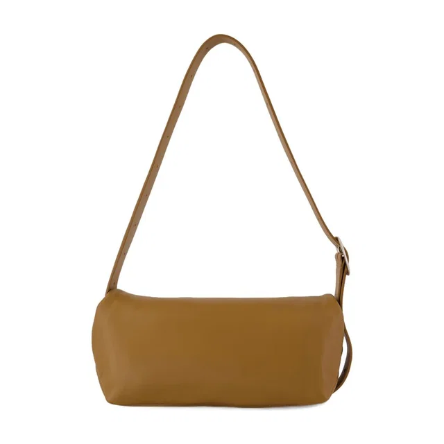 Jil Sander Shoulder Bag — Khaki Calfskin in Green Calfskin from HEWI