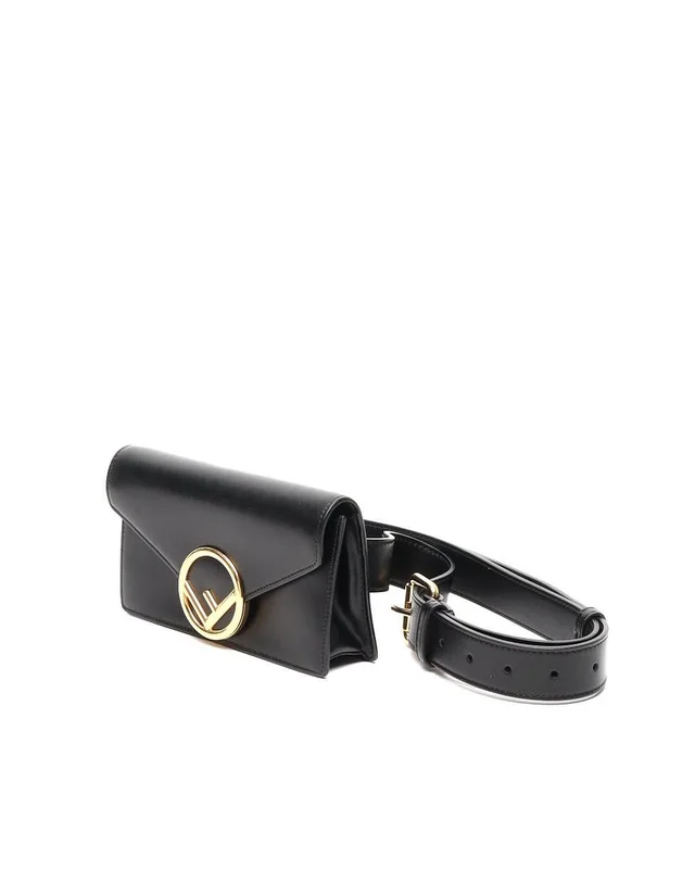 Fendi FF Kan I Waist Belt Bag in Leather from A Retro Tale, photo 2 of 7