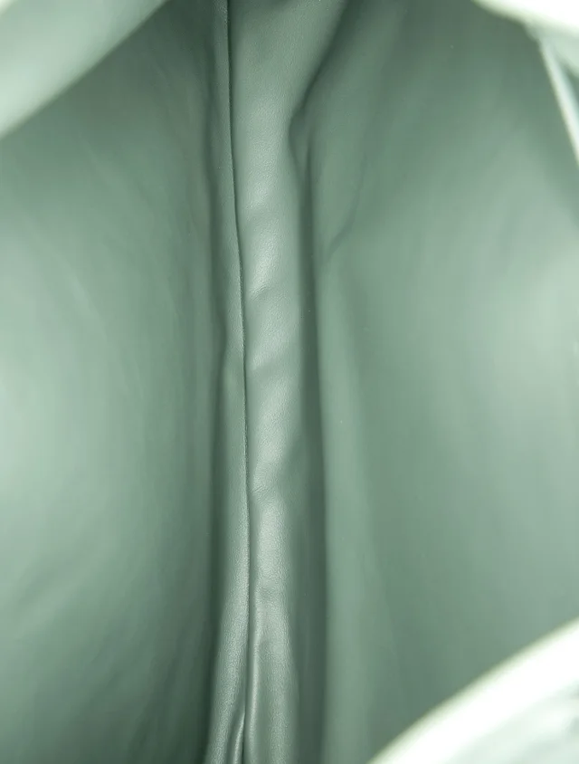 Bottega Veneta Top Handle handbags in green Woven leather from The RealReal, photo 6 of 6