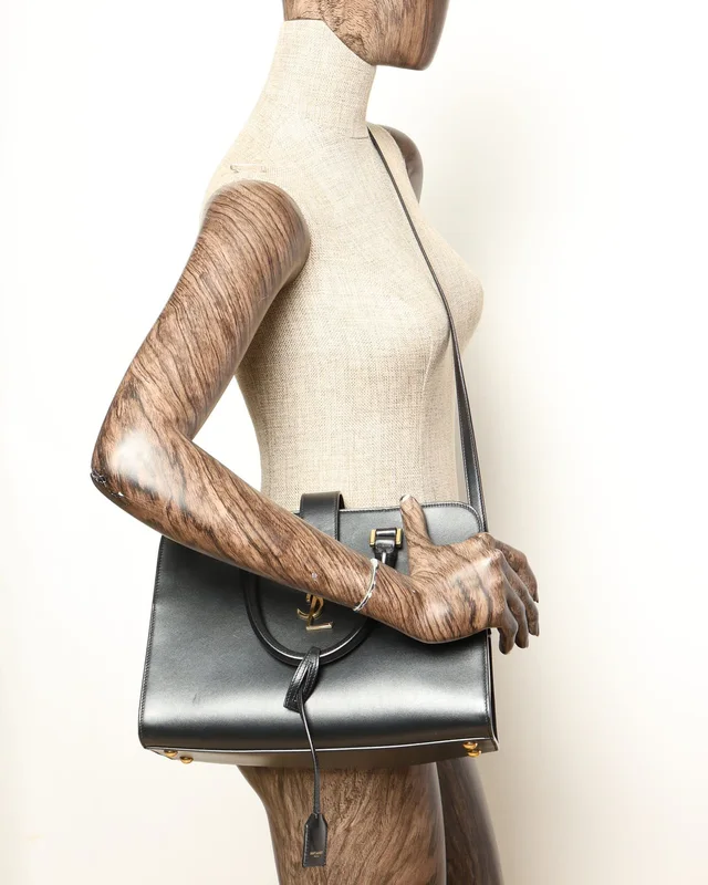Saint Laurent Small Monogram Cabas Bag in Calfskin from A Retro Tale, photo 9 of 9