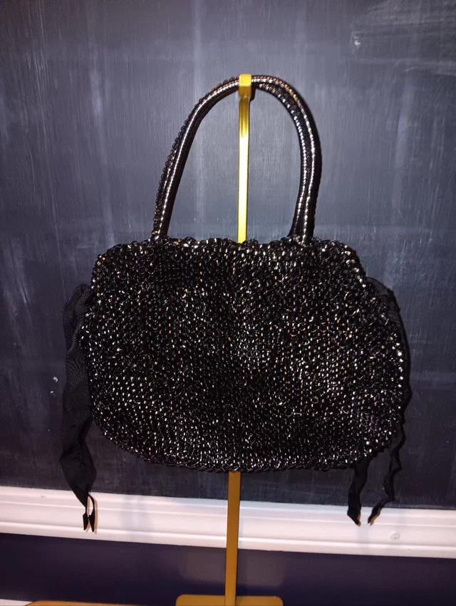Anteprima Beaded Evening Handbag in black from Poshmark, photo 1 of 1