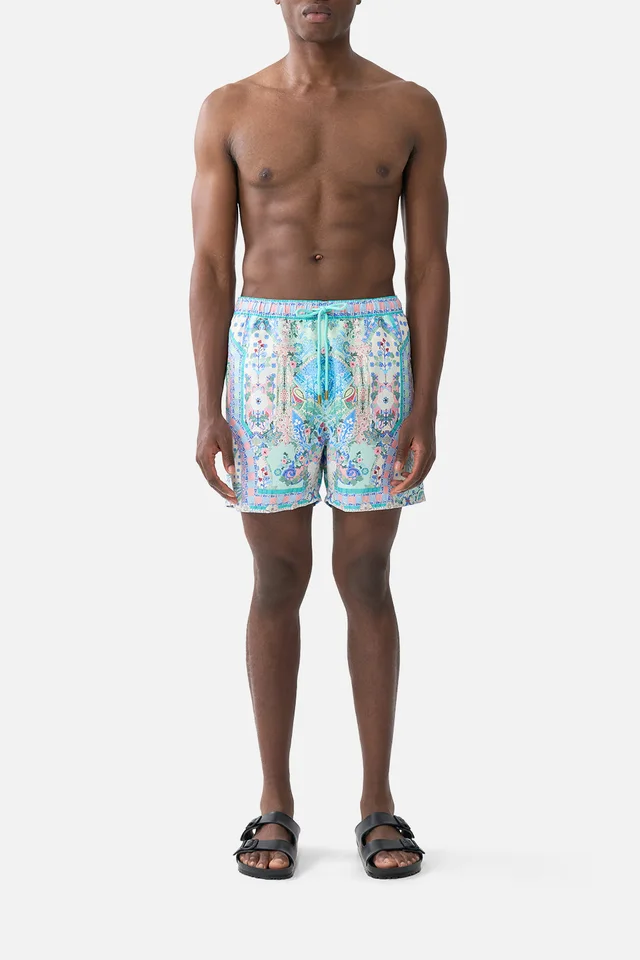 Camilla eBoutique MID LENGTH BOARDSHORT WITH ELASTIC WAIST MIDSUMMER MOSAICS from CAMILLA, photo 1 of 1