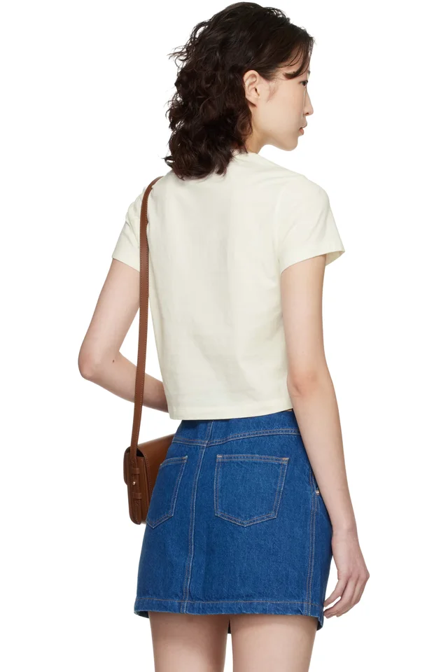 Maison Kitsuné Off-White Dressed Fox Baby T-shirt, photo 3 of 4 from SSENSE