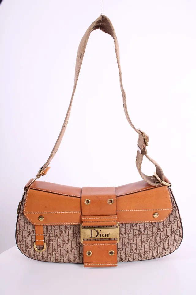 Dior Trotter Handbag Tan in Brown Canvas from Luxury Promise