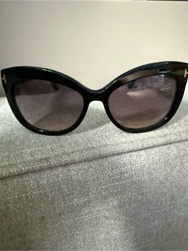 Tom Ford Black Cat-Eye Sunglasses With Dark Lenses Alistair in black|gray from Poshmark