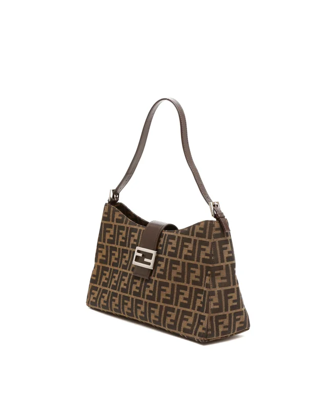 Fendi Zucca Shoulder Bag in Canvas from A Retro Tale, photo 2 of 10