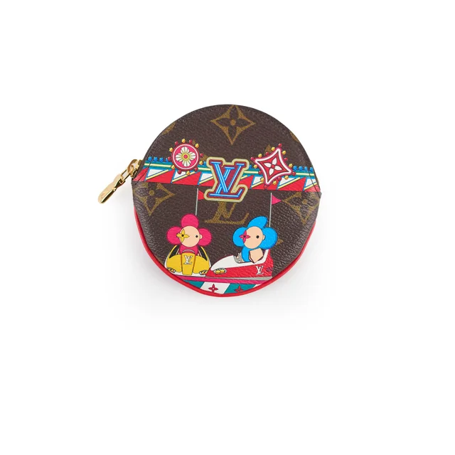 Louis Vuitton Round Coin Purse 2020 Vivienne Christmas Animation from The Purse Affair