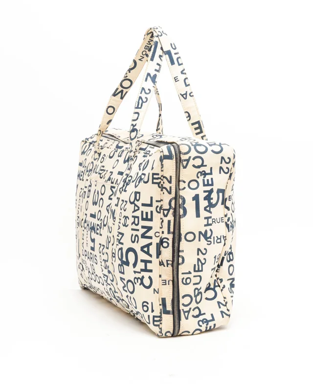 Chanel Rue 31 Rue Cambon Weekend Bag in Canvas from A Retro Tale, photo 2 of 12