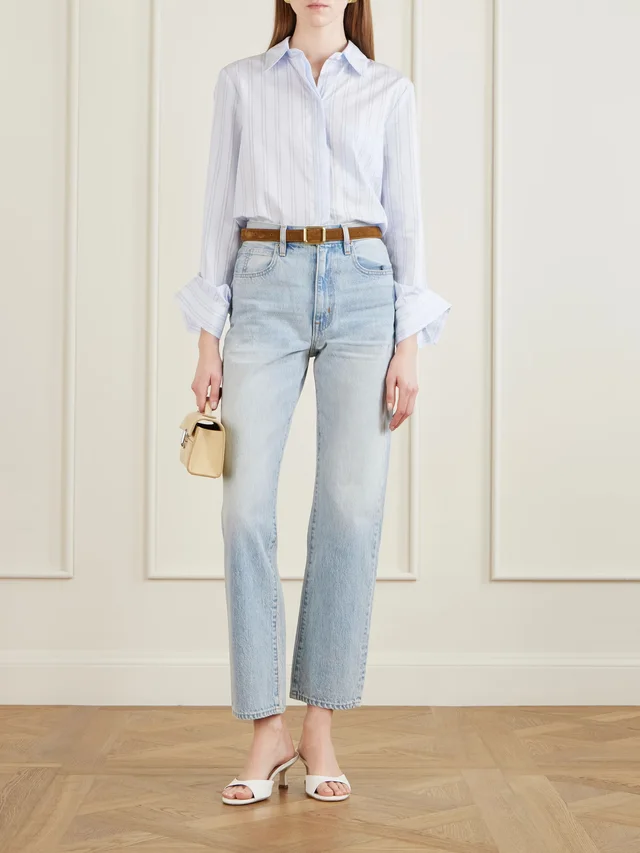 TWP Boyfriend striped cotton shirt in Blue, photo 2 of 2 from NET-A-PORTER (Canada)