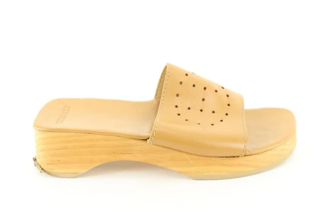 Hermès Women's Size 35 Evelyne Leather Clog Sandal Slides in Leather from Bagriculture