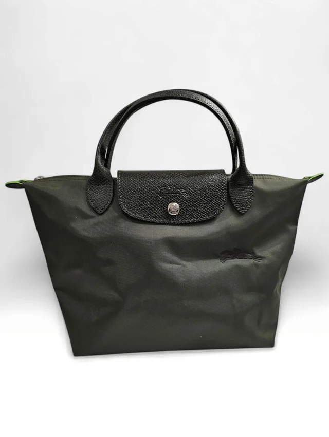 Longchamp Le Pliage Olive Green Nylon Small Folding Tote Handbag from Poshmark