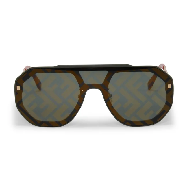 Fendi Acetate FF Aviator Sunglasses in Green from Blue Spinach