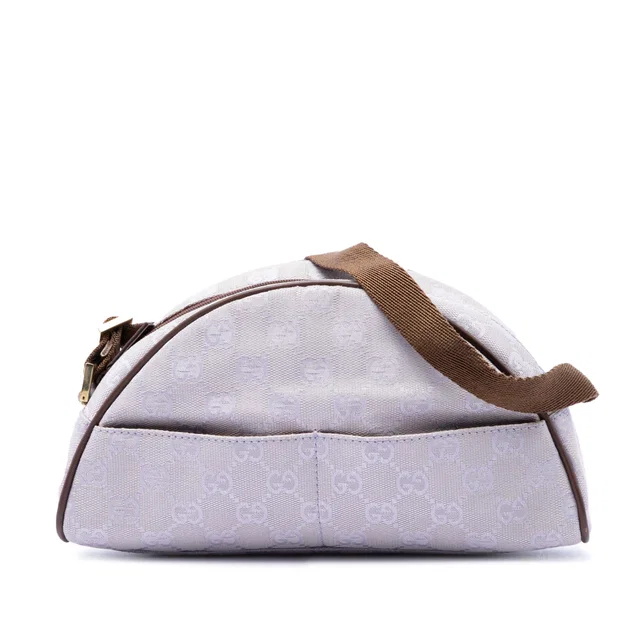 Purple Gucci GG Canvas Shoulder Bag in Purple Canvas from Designer Revival