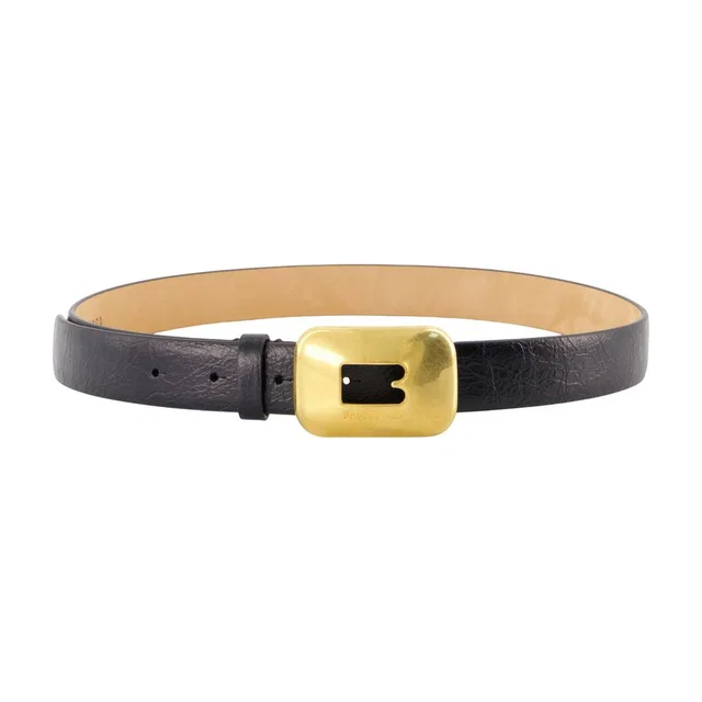 Balenciaga Clicca Belt — Black Calfskin in Black Calfskin from HEWI